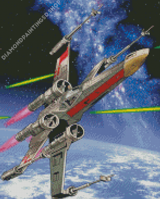 The X Win Fighter Star Wars Diamond Painting