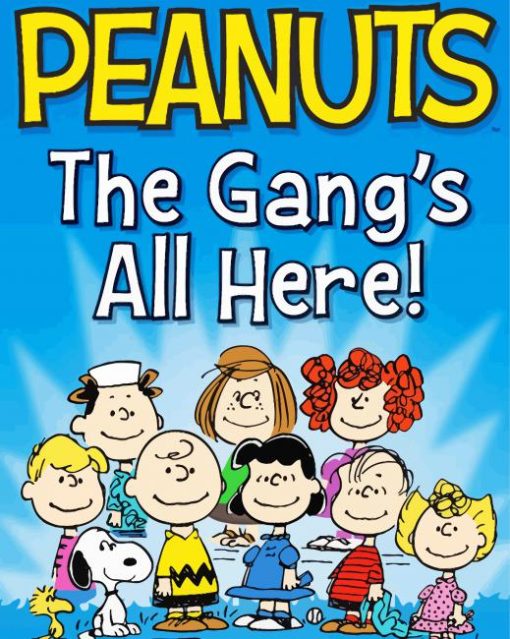 The Peanut Gang Poster Diamond Painting