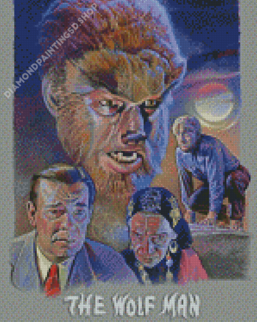 The Wolf Man Diamond Painting