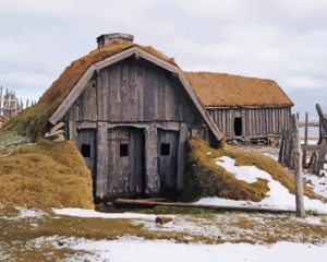 Viking Village Diamond Painting