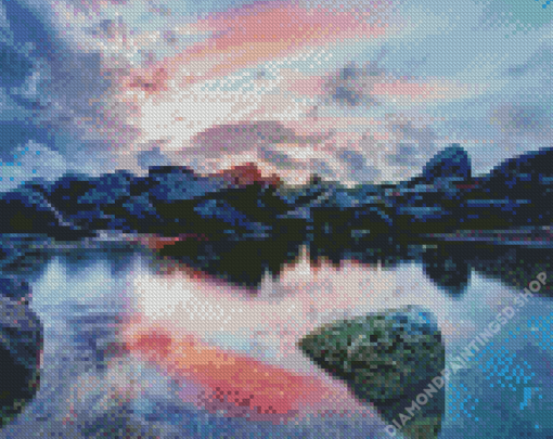 Virgin Island Sunset Diamond Painting