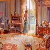 Woman By The Window In Victorian Room Diamond Painting