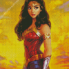 Wonder Woman Art Diamond Painting