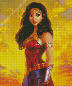 Wonder Woman Art Diamond Painting