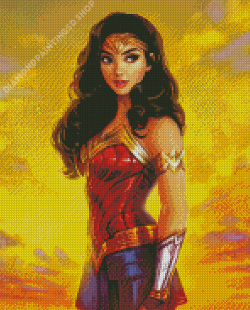 Wonder Woman Art Diamond Painting