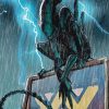 Xenomorfo Under Rain Diamond Painting