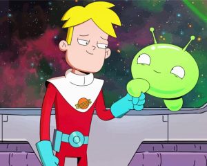 Young Gray And Mooncake From Final Space Diamond Painting