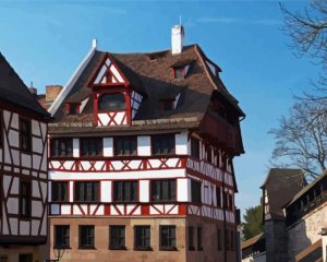 Aesthetic Albrecht Dürer's House Nurnberg Diamond Painting