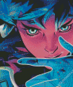 Aesthetic Ghost In The Shell Diamond Painting