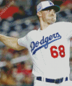 Aesthetic Los Angeles Dodgers Player Diamond Painting
