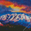 Aesthetic Mount Timpanogos Art Diamond Painting