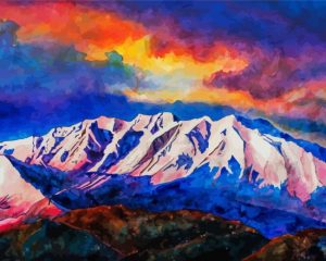 Aesthetic Mount Timpanogos Art Diamond Painting