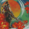 Aesthetic Samurai Warriors Video Game Diamond Painting