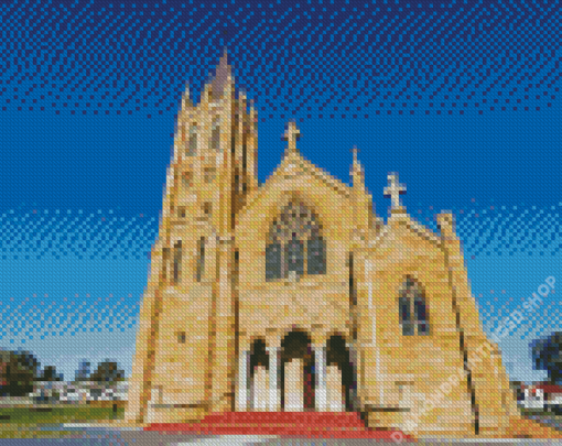 Aesthetic St Mary Roman Catholic Church Newport Rhode Island Diamond Painting