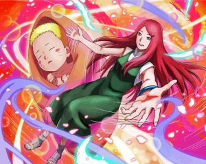 Aesthetic Uzumaki Kushina Art Diamond Painting