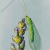 Aesthetic Lacewing Insect Art Diamond Painting