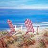 Aesthetic White Adirondack Chairs Diamond Painting