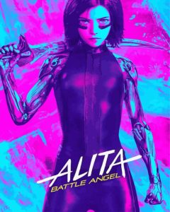 Alita Battle Angel Poster Art Diamond Painting