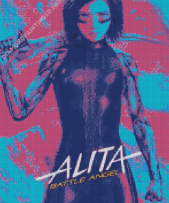 Alita Battle Angel Poster Art Diamond Painting