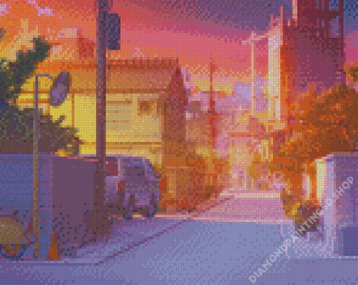 Anime Street Diamond Painting