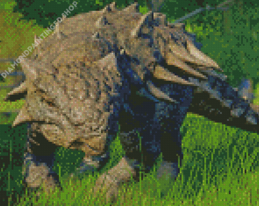 Ankylosaurus Animal Diamond Painting