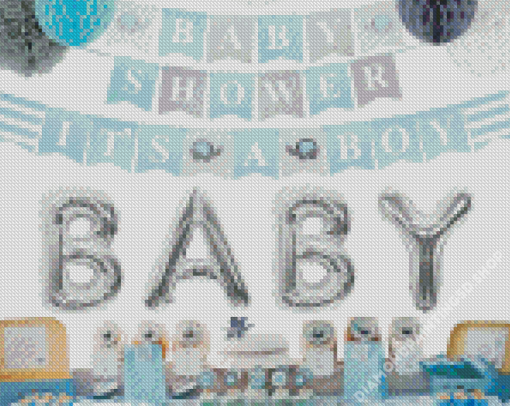 Baby Shower Diamond Painting