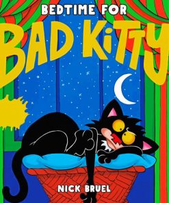 Bad Kitty Poster Diamond Painting