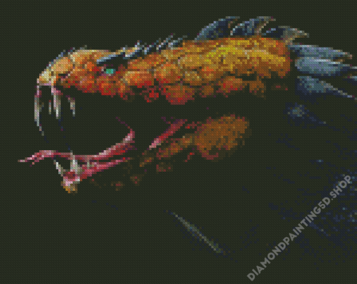 Basilisk Illustration Diamond Painting