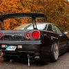 Black Nissan Skyline R34 Diamond Painting