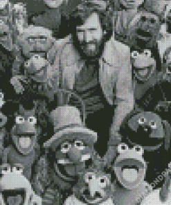 Black And White Henson Muppets Diamond Painting