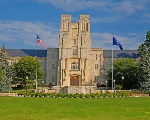 Burruss Hall Virginia Tech Diamond Painting