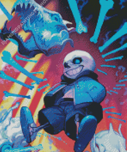 Cool Sans Undertale Diamond Painting