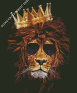 Cool King Of The Jungle Diamond Painting