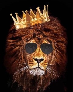 Cool King Of The Jungle Diamond Painting