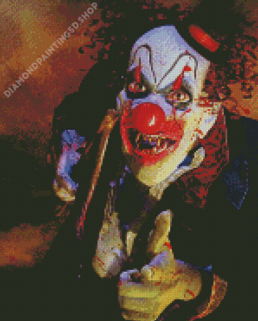 Creepy Killer Clown Diamond Painting