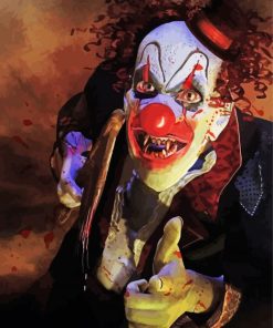 Creepy Killer Clown Diamond Painting