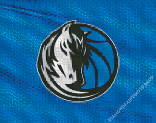 Dallas Mavericks American Basketball Team Logo Diamond Painting