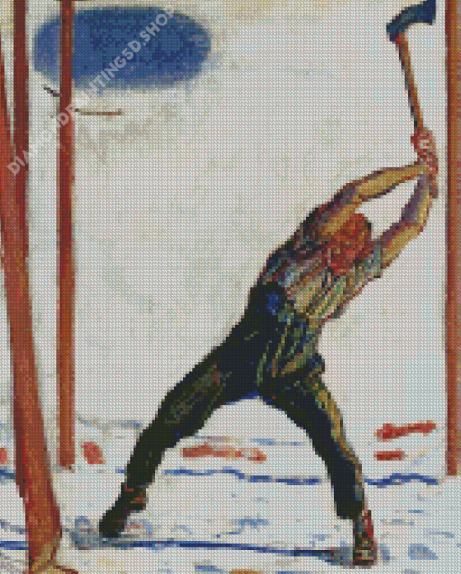 Ferdinand Hodler Woodcutter Diamond Painting