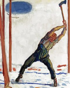 Ferdinand Hodler Woodcutter Diamond Painting