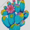 Flowers On Cactuses Art Diamond Painting