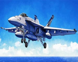 Flying F18 Diamond Painting