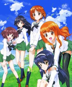 Girls And Panzer Characters Diamond Painting