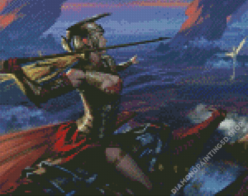 Goddess Of Javelin Diamond Painting