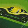 Green Beach Buggy Diamond Painting