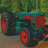 Green Hanomag Diamond Painting