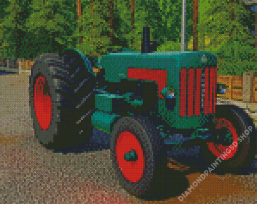 Green Hanomag Diamond Painting