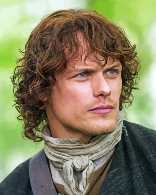 Handsome Jamie Fraser Diamond Painting