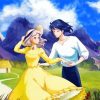 Howls Moving Castle Anime Diamond Painting