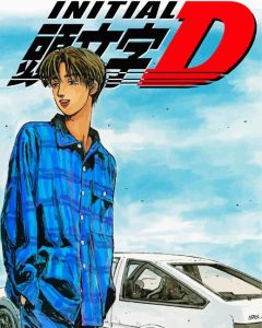 Initial D Manga Diamond Painting