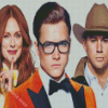 Kingsman Golden Circle Illustration Diamond Painting